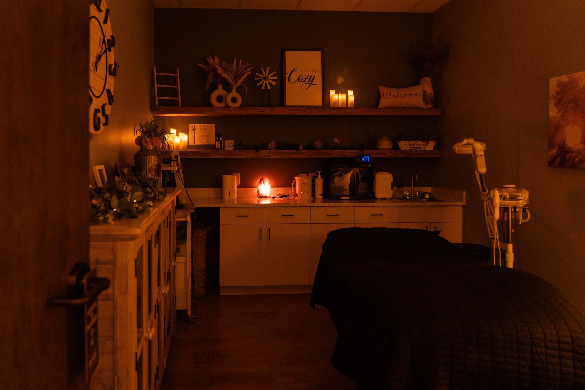 true skin spa treatment room