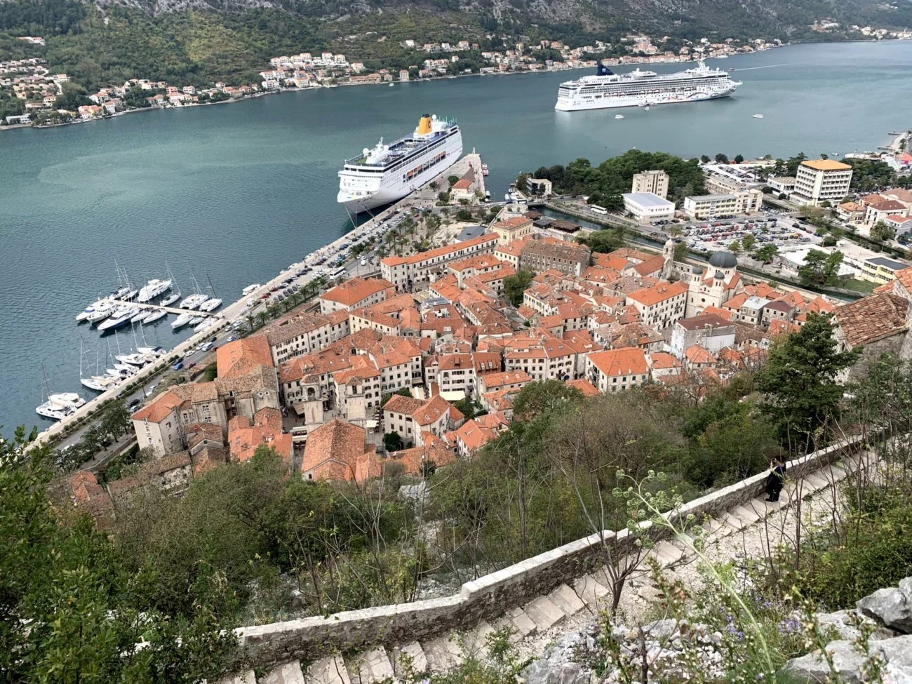 View of the Bay of Kotor