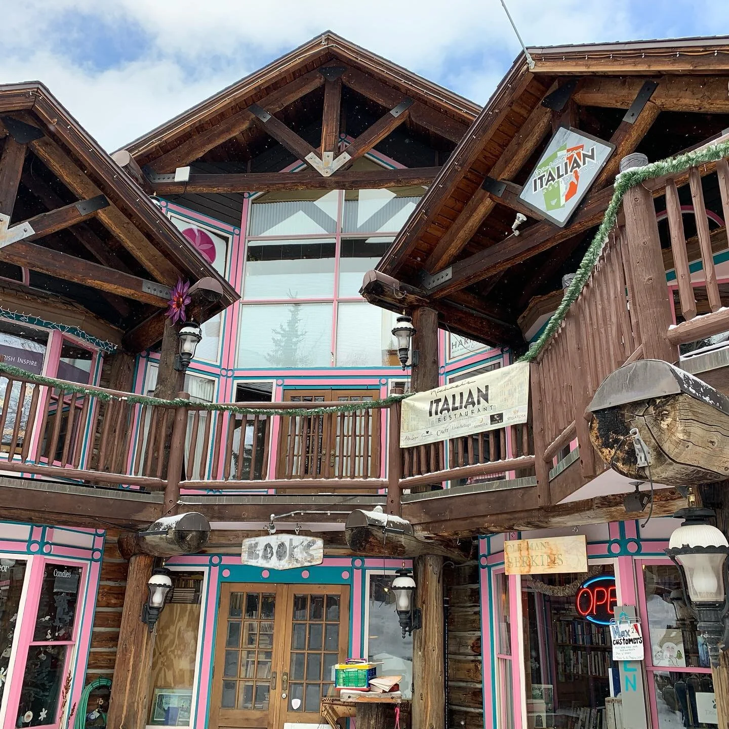 Interesting shopping area in #breckenridge.  Great place to visit even if you don&rsquo;t ski.  #colorado #mountains