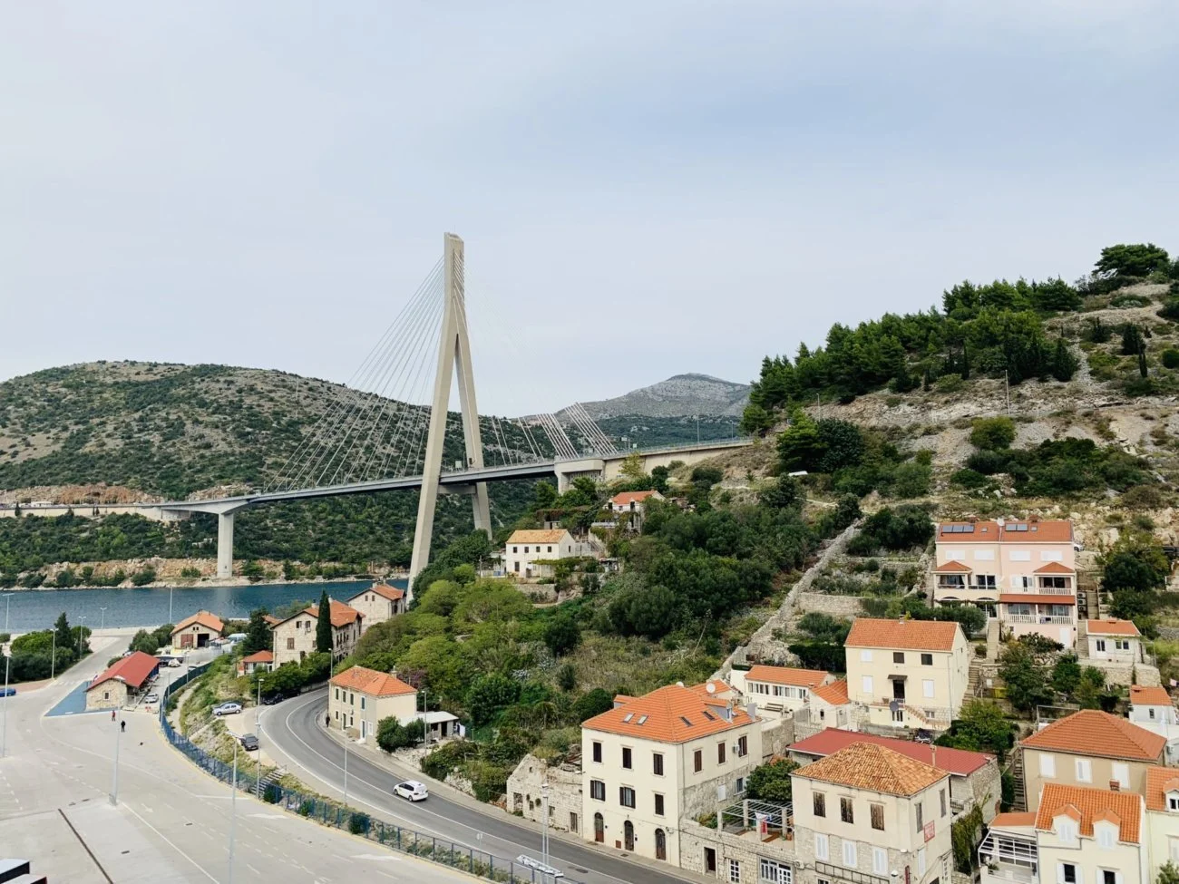 The bridge of Dubrovnik This is where we docked