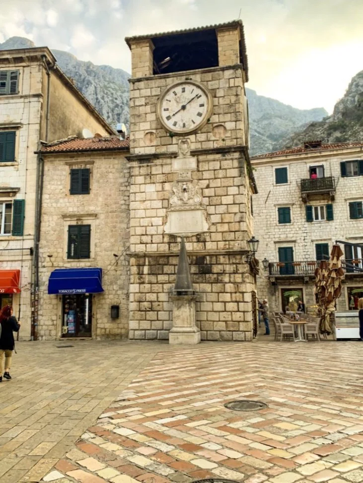 Clock tower in Kotor
