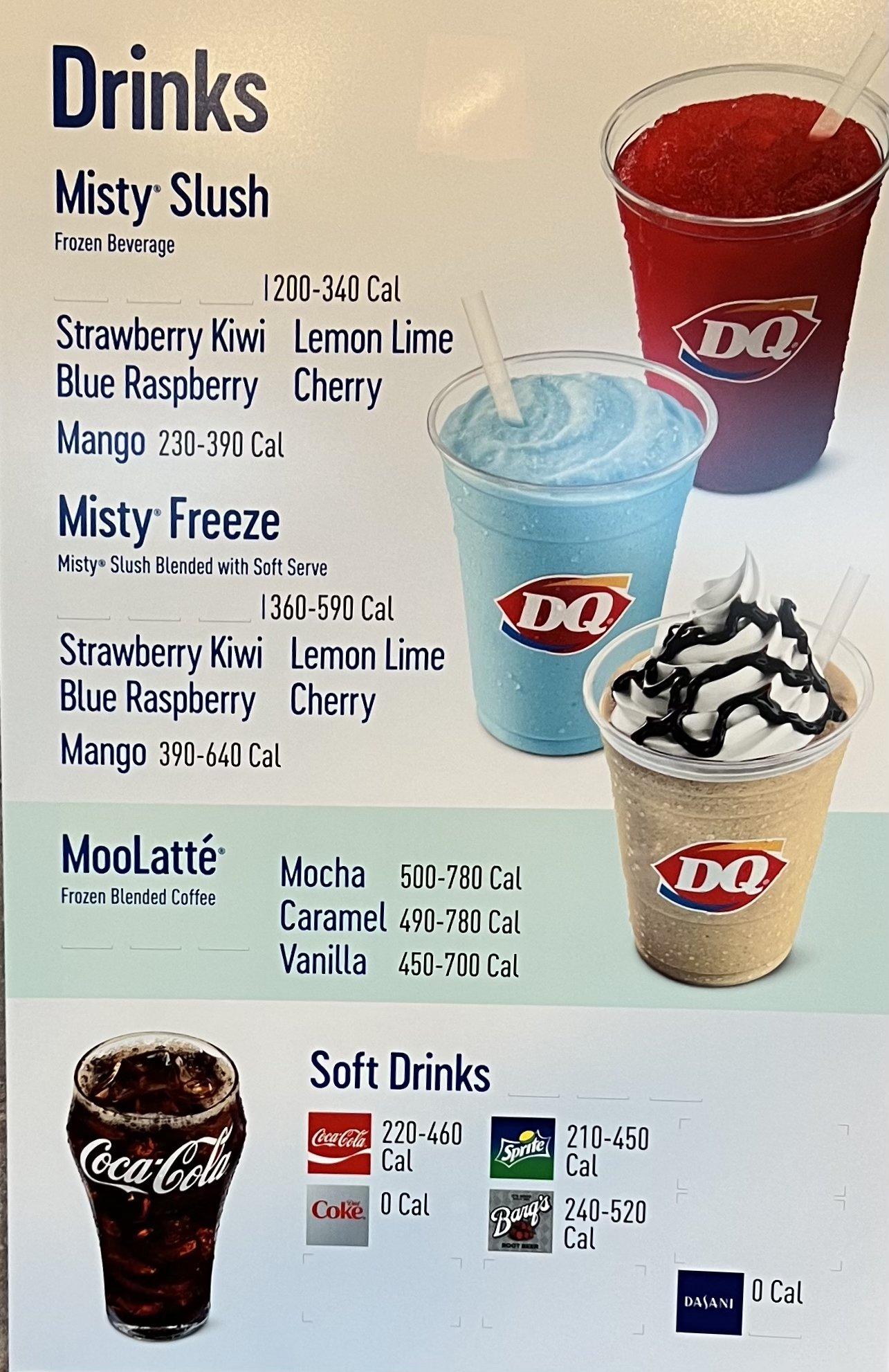 Menu — Cranberry Dairy Queen