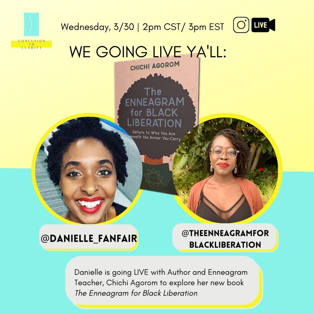 Many of my clients and friends know that one of my favorite ways to benefit from the Enneagram is its usefulness in dismantling internalized oppression and clearing a path for healing. With @theenneagramforblackliberation, Chichi Agorom has crafted a