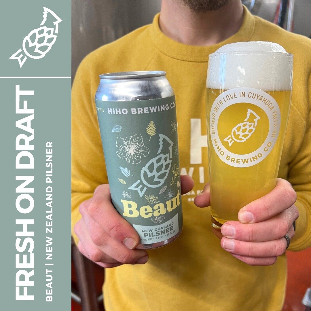 FRESH ON DRAFT: BEAUT | NEW ZEALAND PILSNER | 4.5% ABV 🍻

Beaut New Zealand Pilsner delights with subtle notes of lemon-lime and white grapefruit. Crafted with Motueka hops and Pilsen malt, this beer embodies a light, crisp, and refreshing character