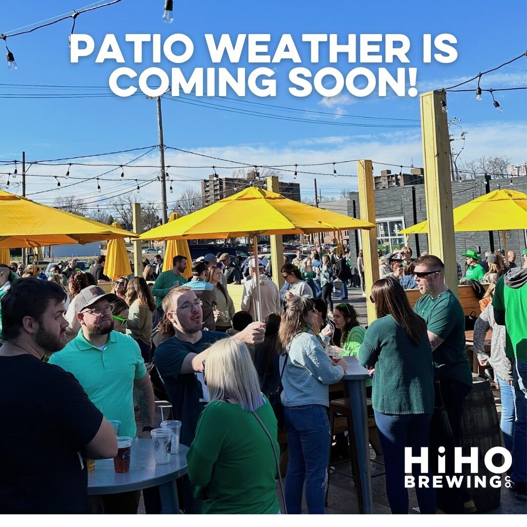 Has anyone checked the weather for next week? 👀

Temperatures look like they will range from the low 60's to mid-70's, and you know what that means... 

Patio season is upon us! 😎

Earlier this year, we expanded our patio to make it bigger and bett