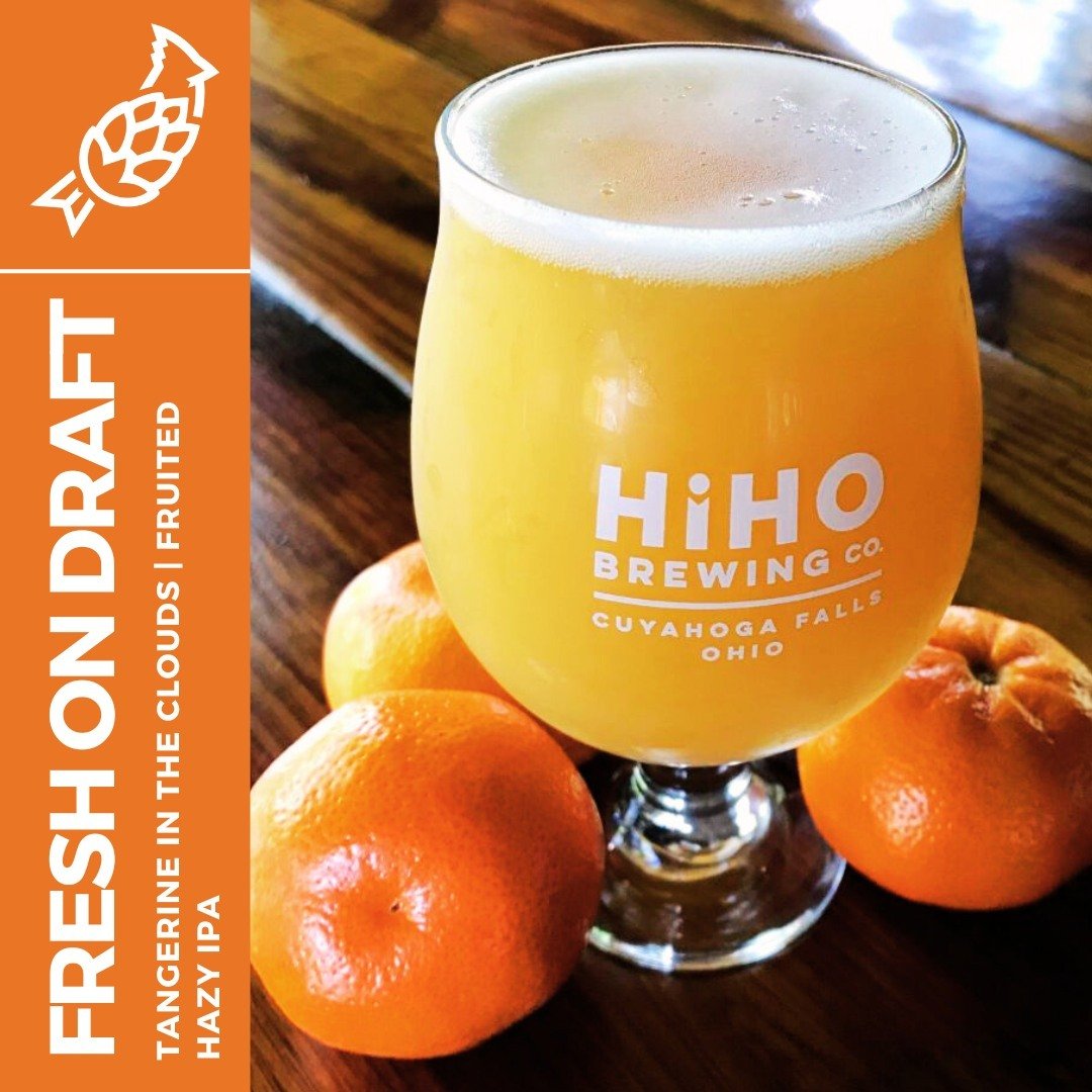 FRESH ON DRAFT: TANGERINE IN THE CLOUDS | FRUITED HAZY IPA | 6.5% ABV 🍻🍊

Our Turtle in the Clouds Hazy IPA has been conditioned on Tangerines! If you know, you know... this beer is making its long awaited come back! This beer boasts a big upfront 