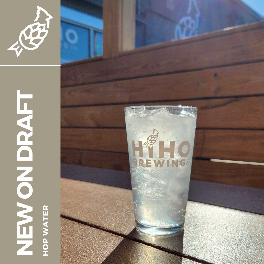 NEW ON DRAFT: HOP WATER | Non-Alcoholic 💧

We are trying something new here at HiHO Brewing Co.! Our NEW Citra Hopped carbonated water was made right here for your enjoyment! This is a non-alcoholic beverage with just enough Citra hopped character t