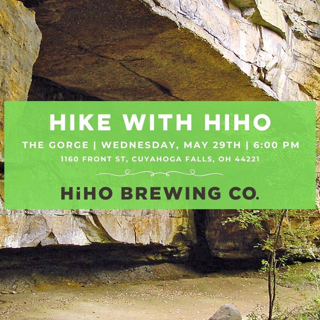 Hike with HiHO is back for another exciting season of hiking and exploring our local metro parks!

We'll be hiking the Gorge to kick off the hiking series on May 29th at 6:00 PM. On this hike, you&rsquo;ll observe stunning rock-ledge formations and w