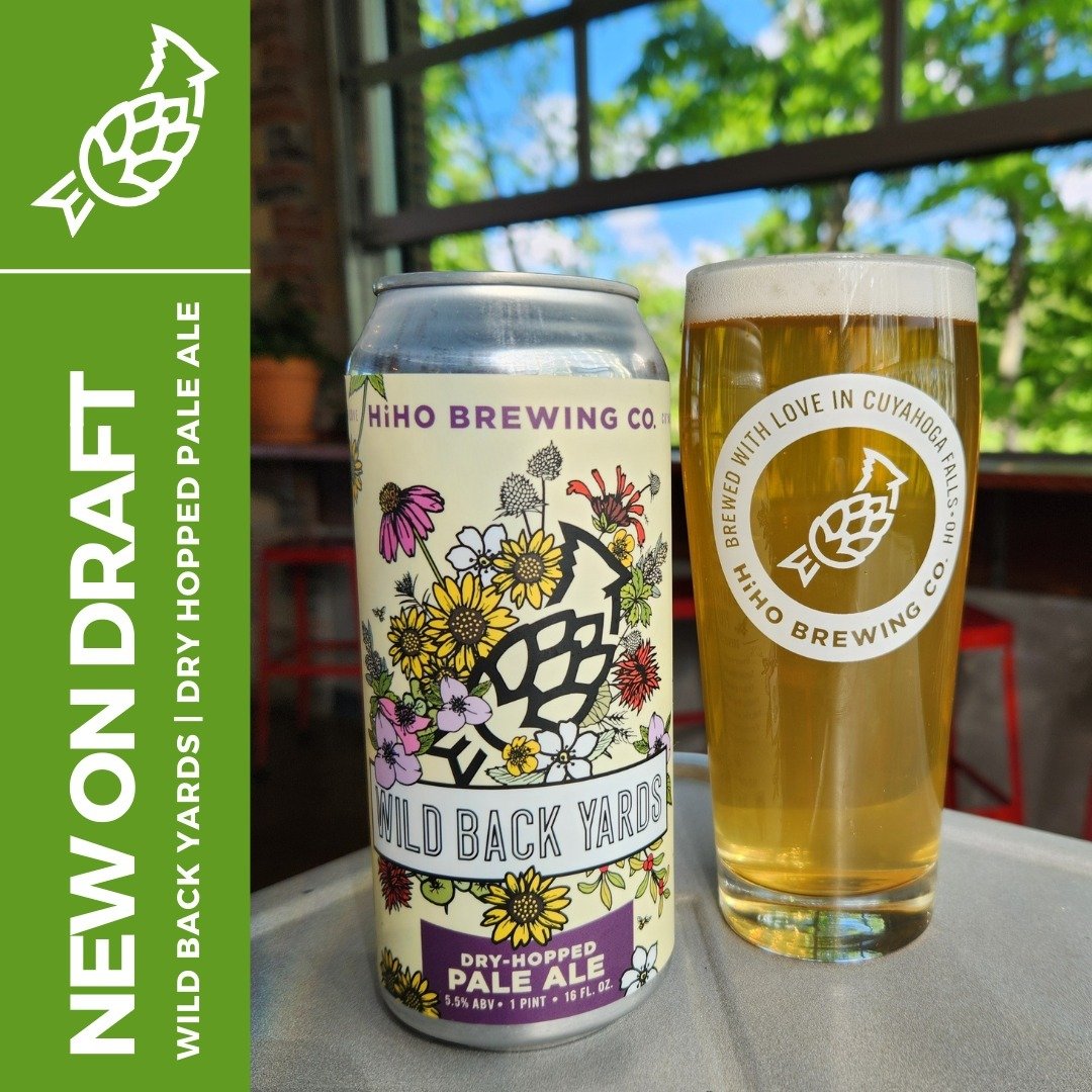 NEW ON DRAFT: WILD BACK YARDS | DRY-HOPPED PALE ALE | 5.5% ABV 🍻🏵️

Brewed in collaboration with @summitmetroparks, Wild Back Yards is a hop forward Pale Ale boasting flavor and aroma of stone fruit, pine, and citrus zest. Proceeds from each beer s