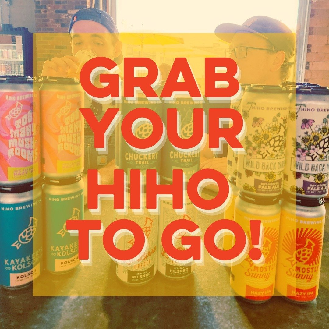 Grab your HiHO TO GO to get stocked up for the weekend! Get a four pack or easily mix and match styles! Reminder that our extended Summer Sundays start this weekend with the Taproom OPEN NOON - 8 PM starting May 26th🍻

Beers available in 4-packs are