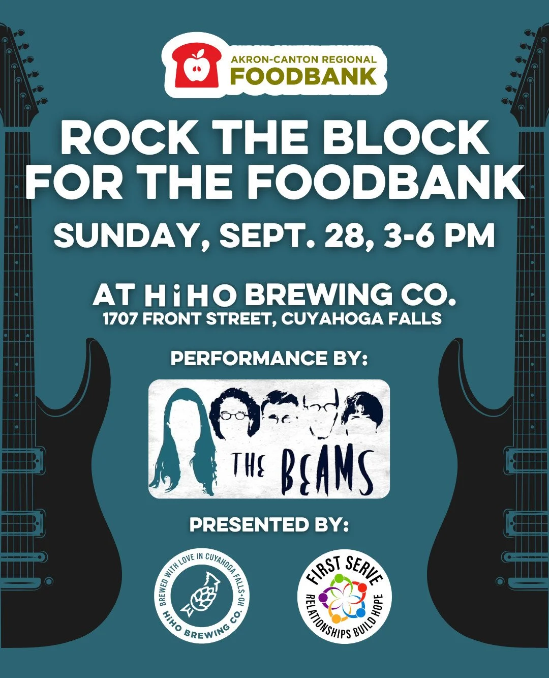 Mark your calendar for a pint with purpose!

Rock the Block for the Foodbank
Sunday, Sept 28 | 3&ndash;6PM

We&rsquo;re teaming up with @joinfirstserve and the @acrfoodbank to support families right here in our community. $1 from each pint sold goes 