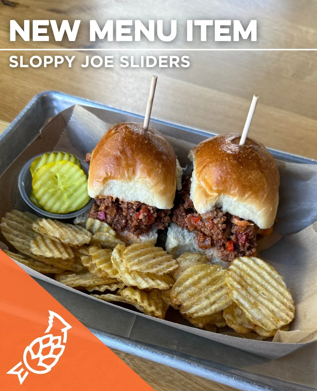 Sloppy Joe slop sloppy Joe!

This fall favorite is back for the season. Classic house made Sloppy Joes on freshly baked buns serve with dill pickles and kettle chips.

Stop in this week and give them a try!

Taproom Hours:
Wed-Thur 3-10
Fri- Sat 12-1