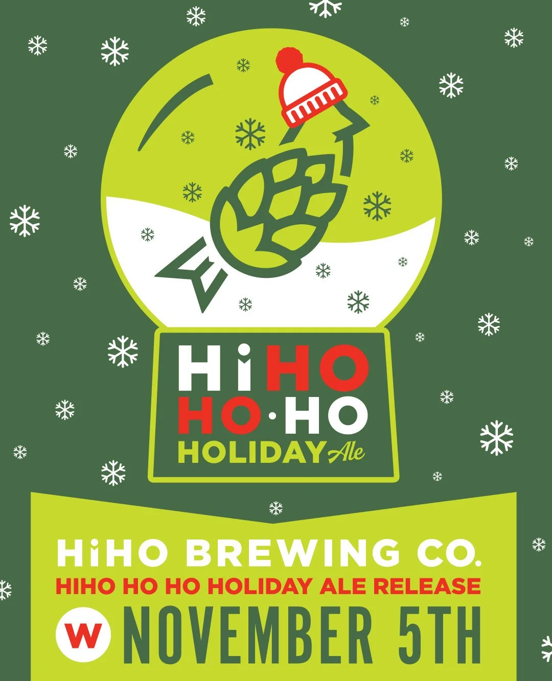 It's the most wonderful time of the year...HiHO HO HO Holiday Ale is HERE!

Join us Wednesday, November 5th as we tap our Holiday Ale and CHEERS to the season of great seasonal beers!