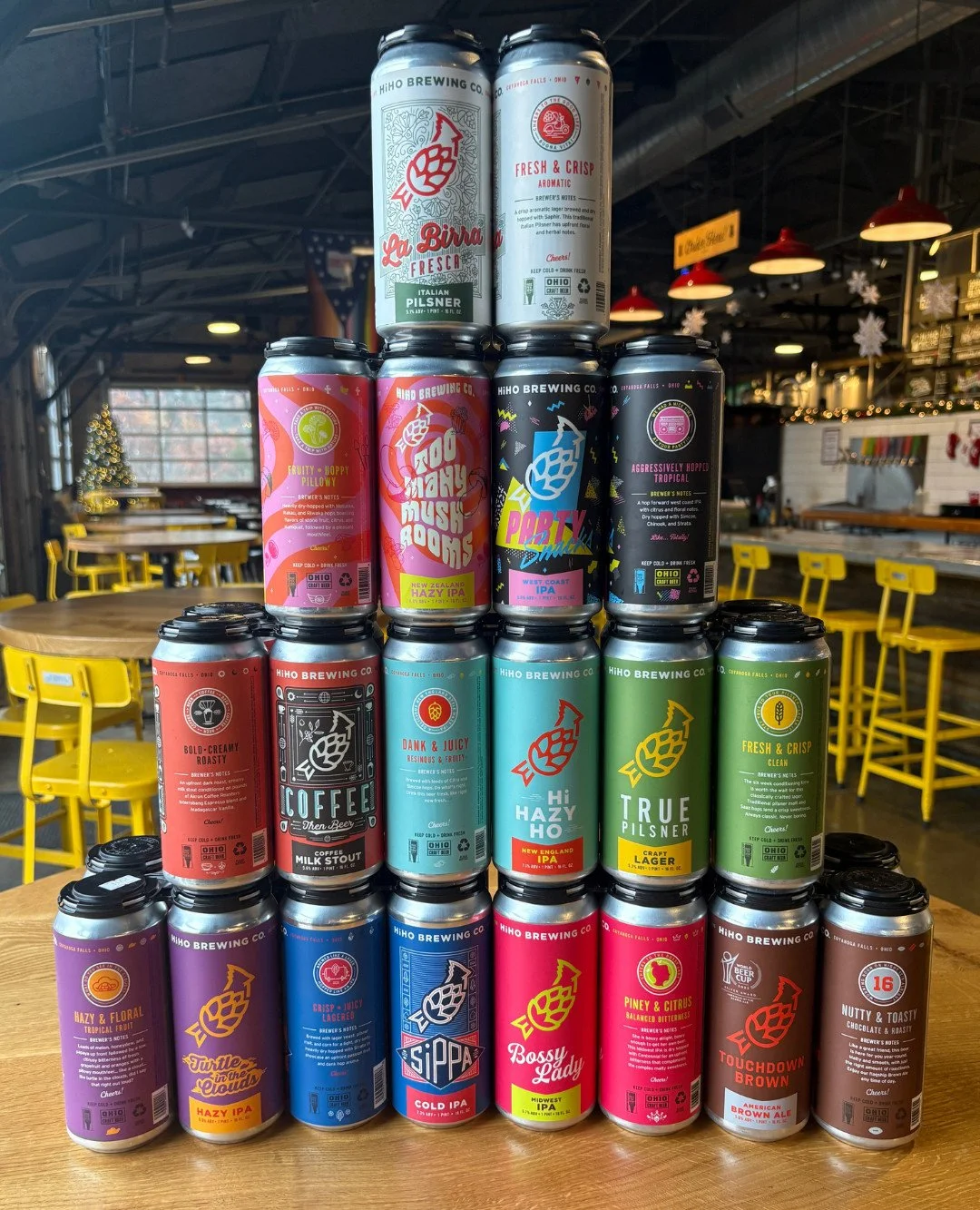 Make sure to stock up on your HiHO to-go beer for New Year's Eve!🪩✨

We will be closed from 12/29-1/6, resuming normal Taproom Hours on Wednesday, 1/7 to kick off our Anniversary Week. 

See you then!🍻