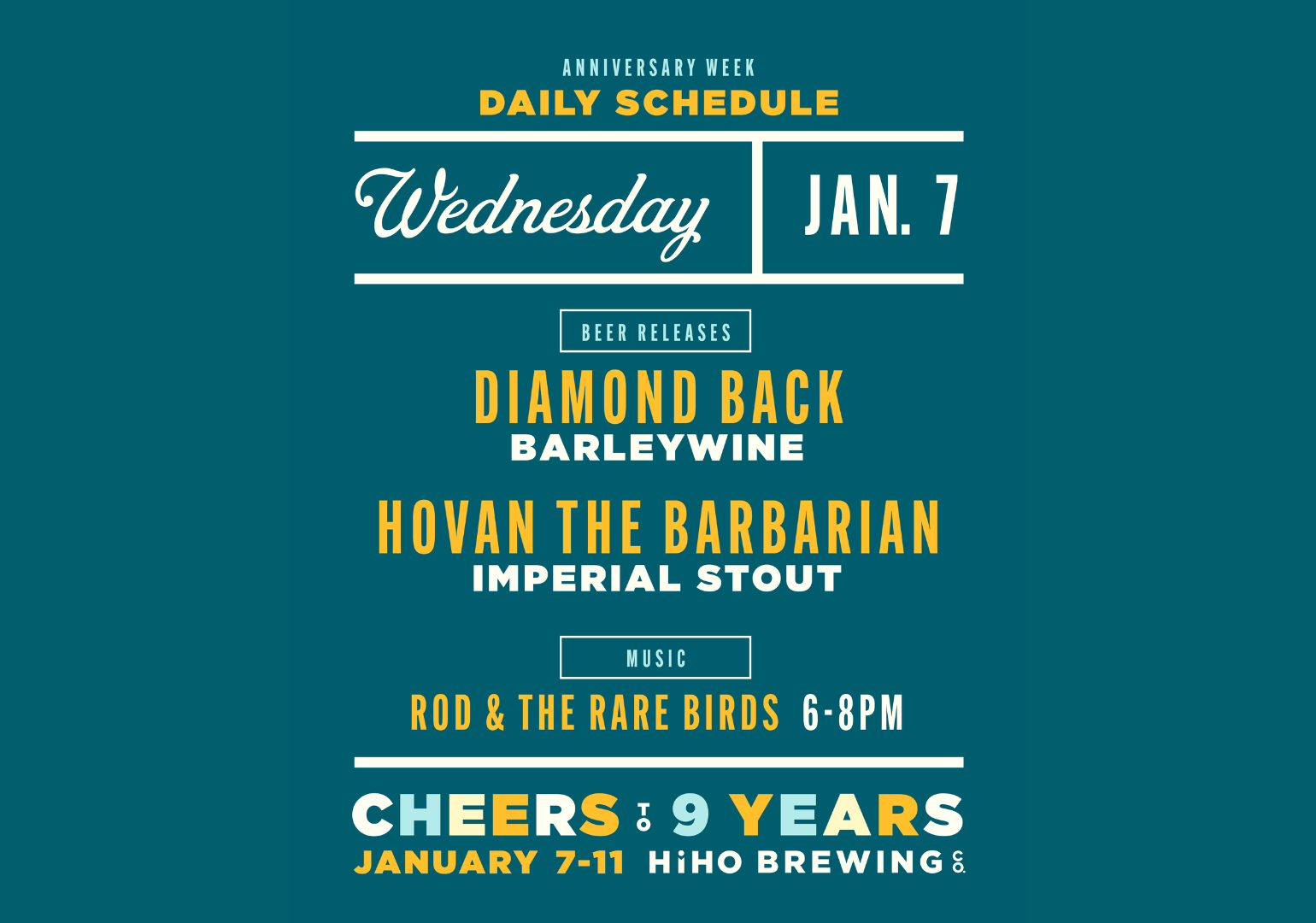 Wednesday: Rod &amp; The Rare Birds