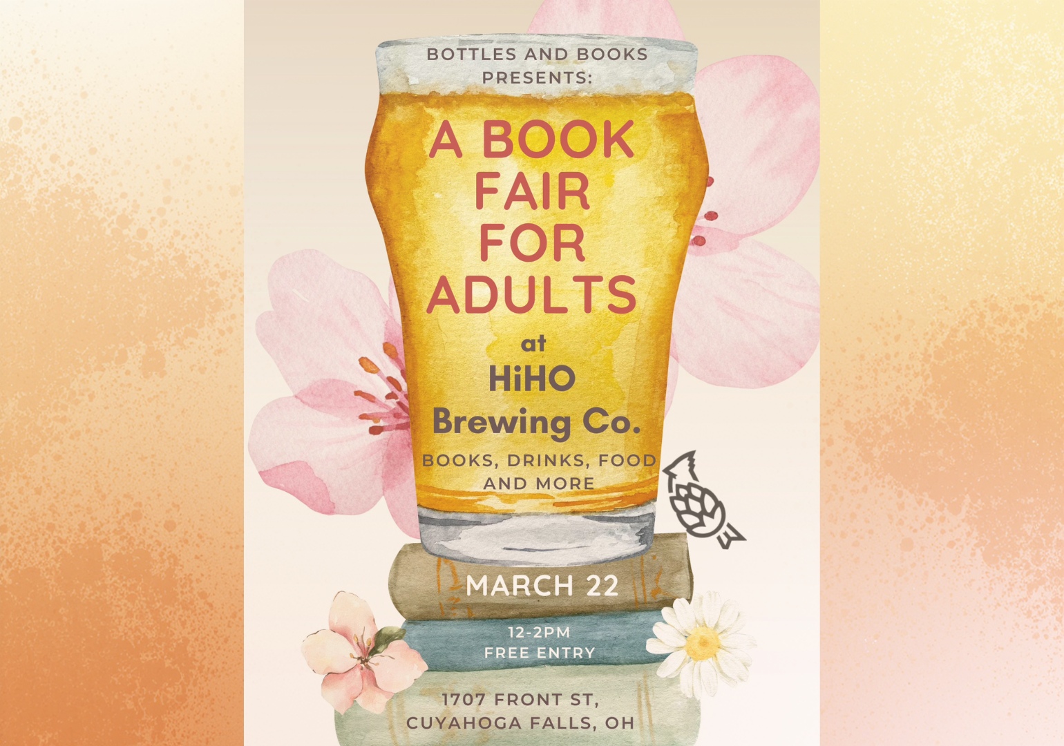 Bottles & Books Pop-Up Book Store