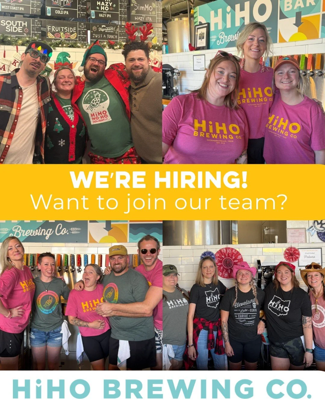 We're hiring! 

Want to join our team? We are looking for a part time bartender to work weekends. Check out our website for more info and how to apply 🍻 https://www.hihobrewingco.com/join-our-team