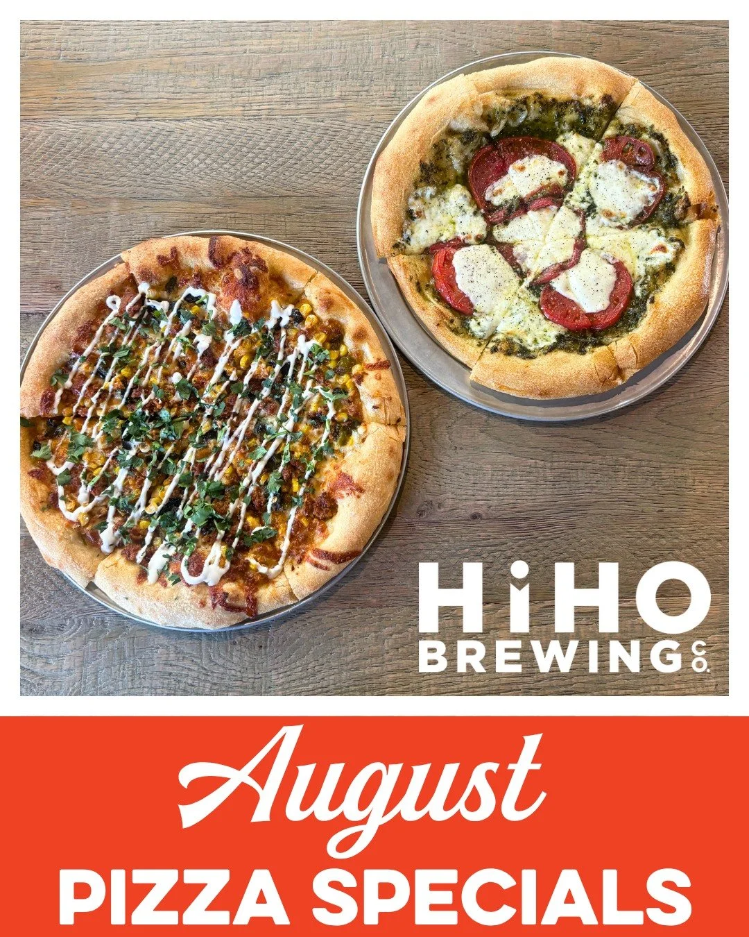 August pizza specials are HERE!🍕

🌽Baker's Special: Szalay's sweet corn roasted with elote spices, Dumas chorizo, roasted poblano peppers &amp; freshly shredded 3 cheese blend on garlic oil, topped with cotija cheese, fresh cilantro and lime crema.