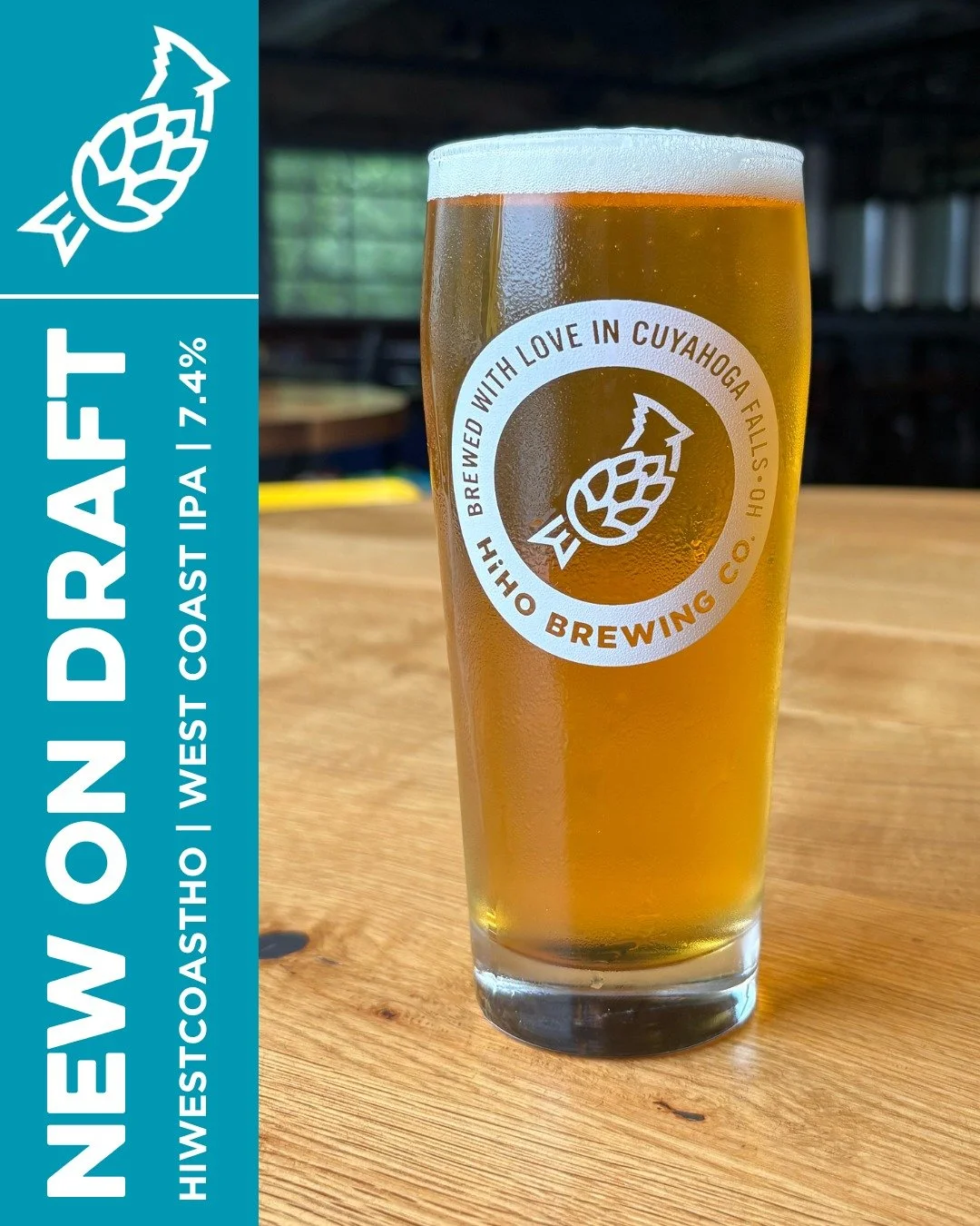 NEW ON DRAFT: HiWestCoastHO🍻

A tribute to HiHazyHO, this West Coast IPA is fruit forward with a well balanced bitterness. It is a fruit medley of dank pineapple, white grape, apricot, and mango.

If you love HiHazyHO, this West Coast version is per