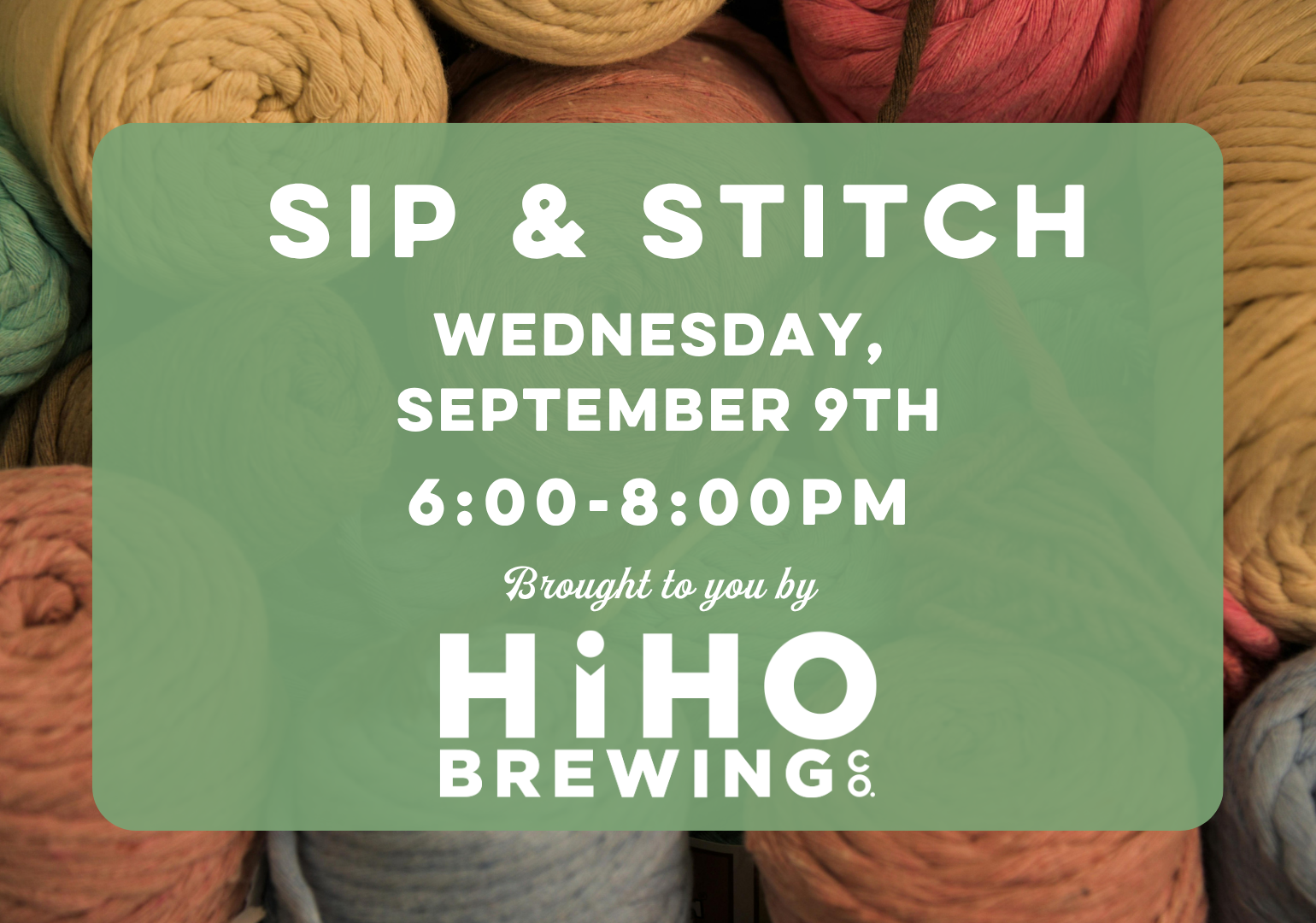 Sip & Stitch