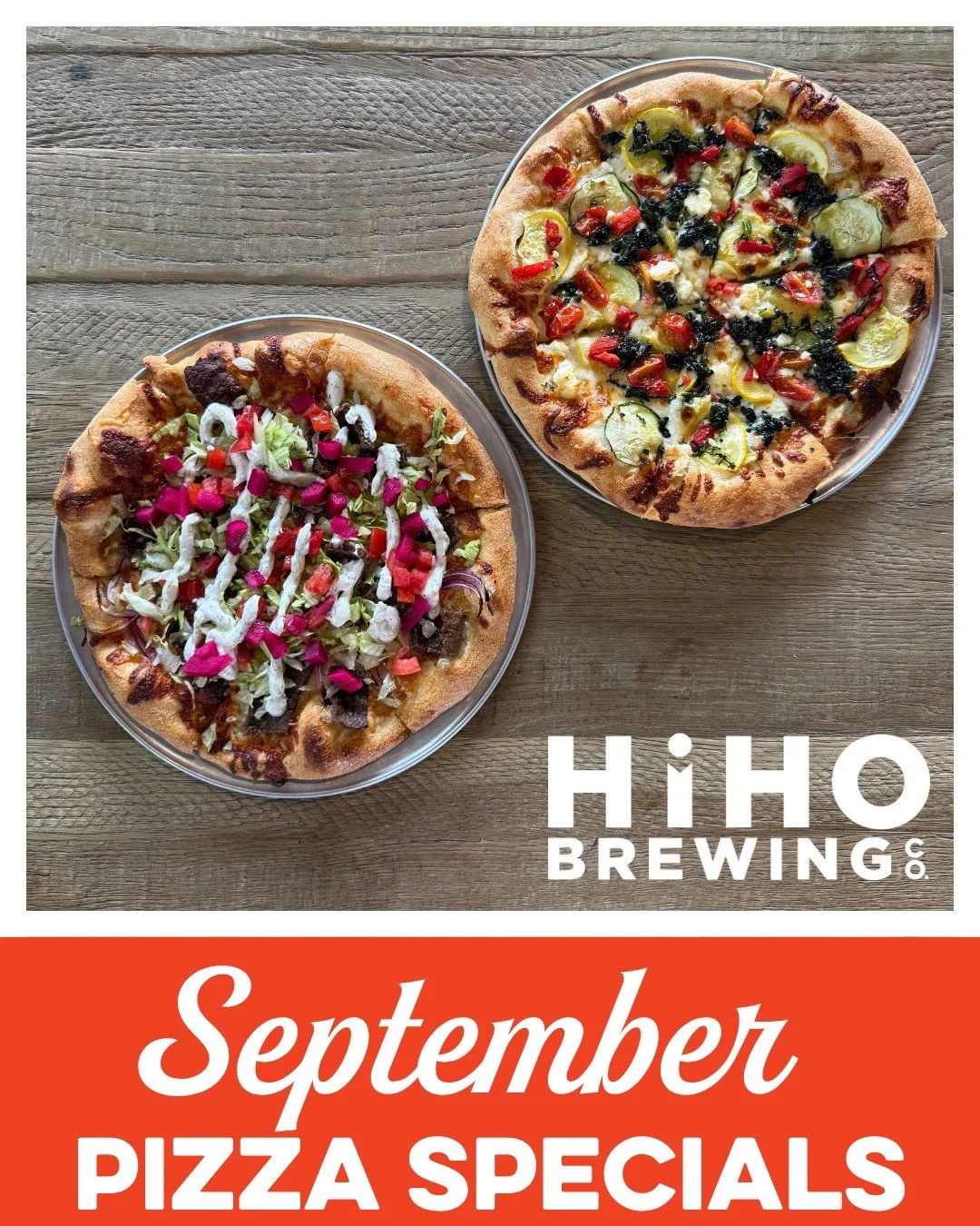 September pizzas are HERE! 

BAKERS: Housemade Gyro meat, feta, freshly shredded 3 cheese blend on garlic oil topped with shredded lettuce, diced tomatoes, pink middle eastern pickled turnips, and a Tzatziki drizzle - think classic gyro, but on a piz