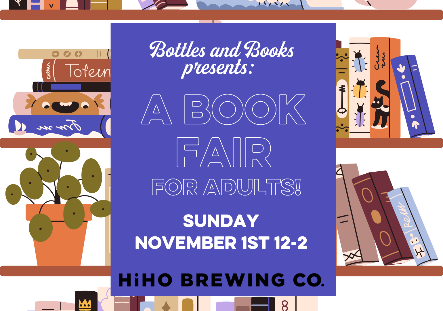 Bottles & Books: A Book Fair for Adults 