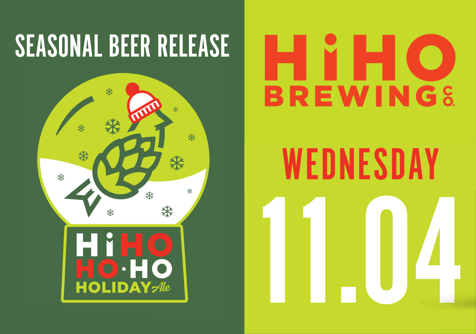 HiHOHOHO Holiday Ale Release