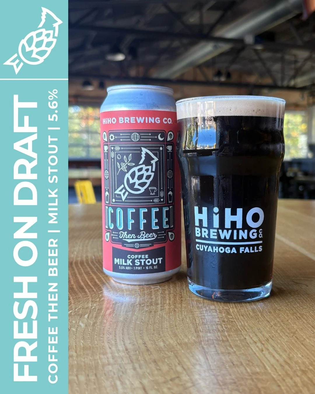 FRESH ON DRAFT: Coffee Then Beer☕🍻

An upfront dark roast, creamy milk stout conditioned on six pounds of Akron Coffee Roasters Interrobang Espresso blend and Madagascar Vanilla.

Coffee Then Beer or Beer Then Coffee, how do you start your day?

Tap