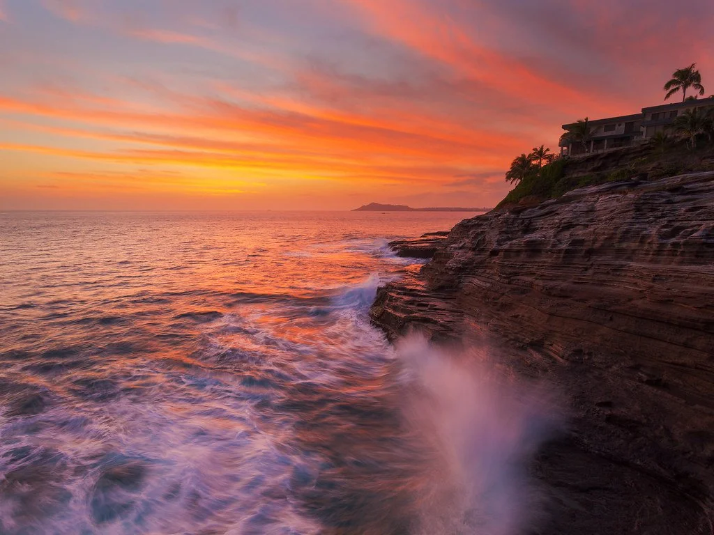 China Walls at Sunset
