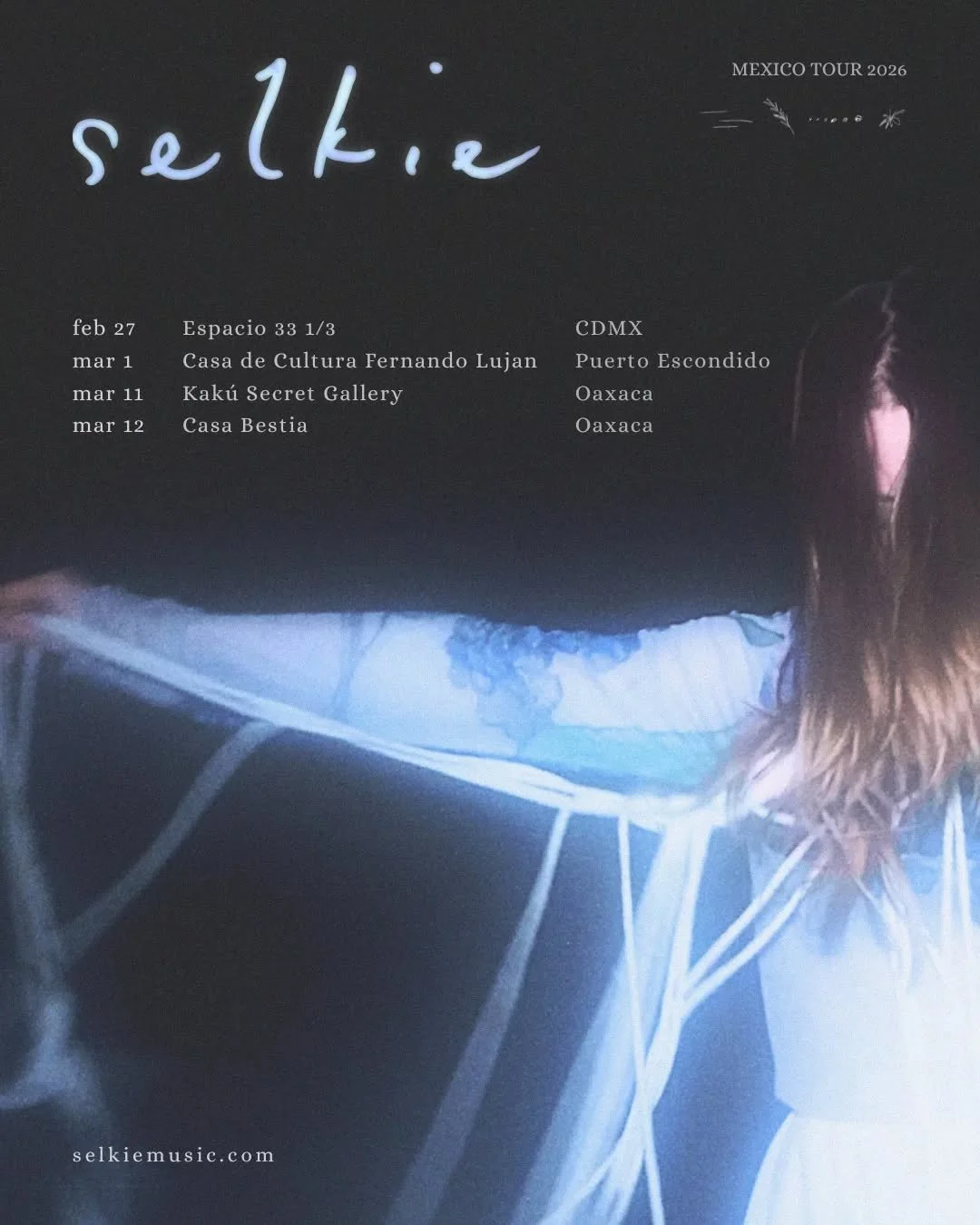 M&eacute;xico 🤍

i&rsquo;m so happy to share that i&rsquo;ll be playing a small run of shows across CDMX, Puerto Escondido and Oaxaca in a few weeks. see you very soon. 🕊️✨

📷: @rec.wamhapi

~~~

#ambientpop #mexicotour #cdmxmusic #oaxacamusic #pu