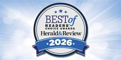 Herald and Review 2026 Best of Reader’s Choice award.