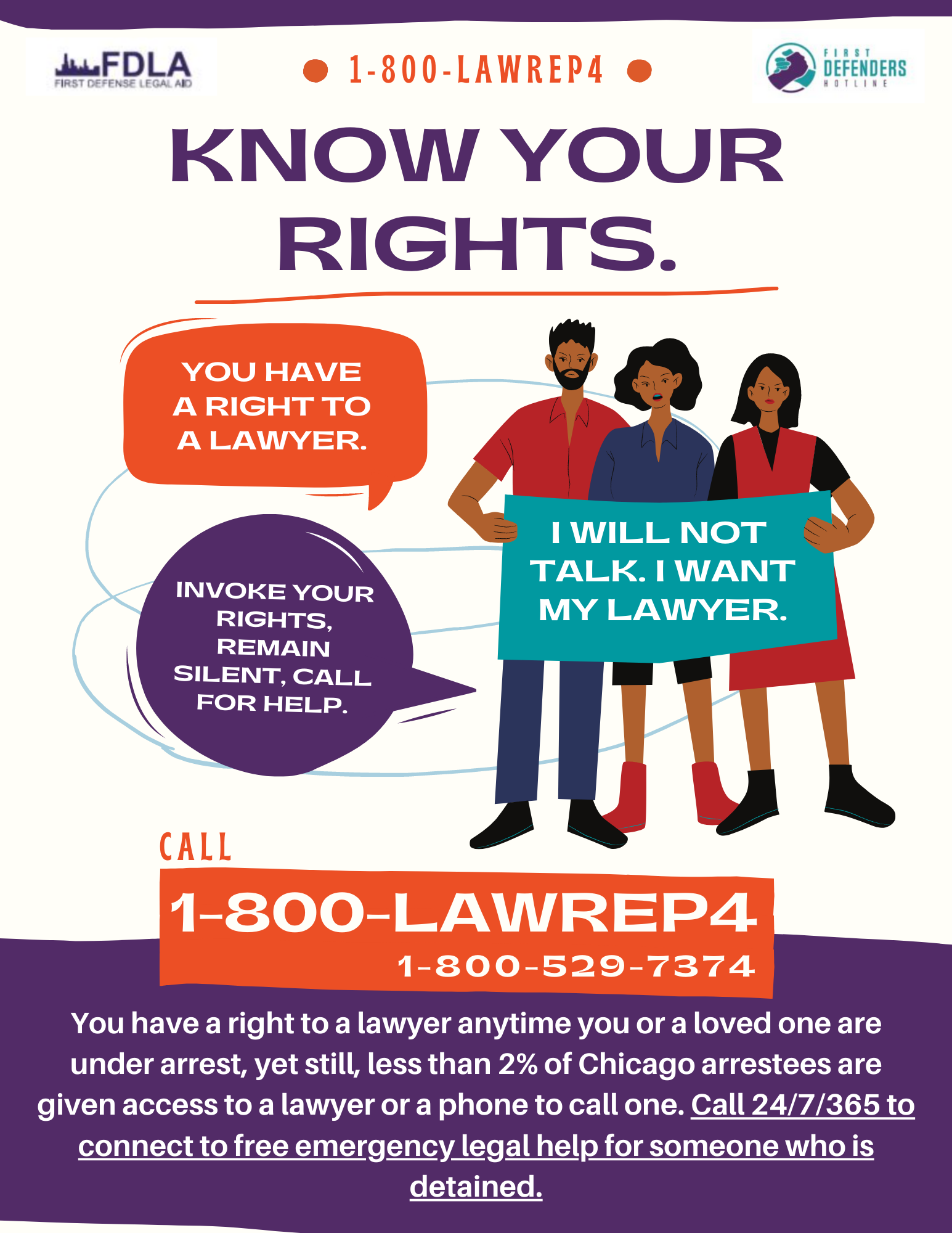 Know Your Rights — First Defense Legal Aid