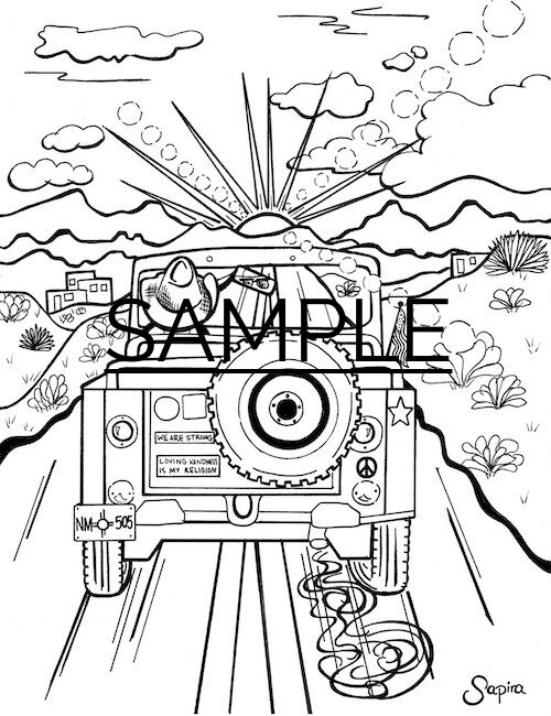 coloring pages nm