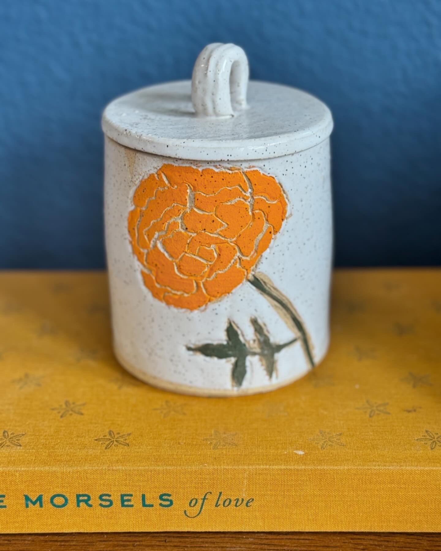 Marigold Lidded Jar