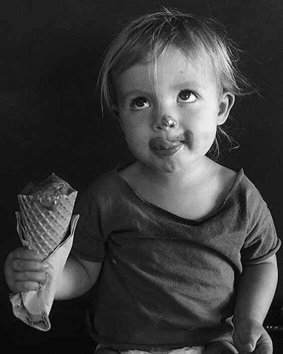 You know that feeling when you see a child staring out the window at a tree, or while licking an ice cream cone?