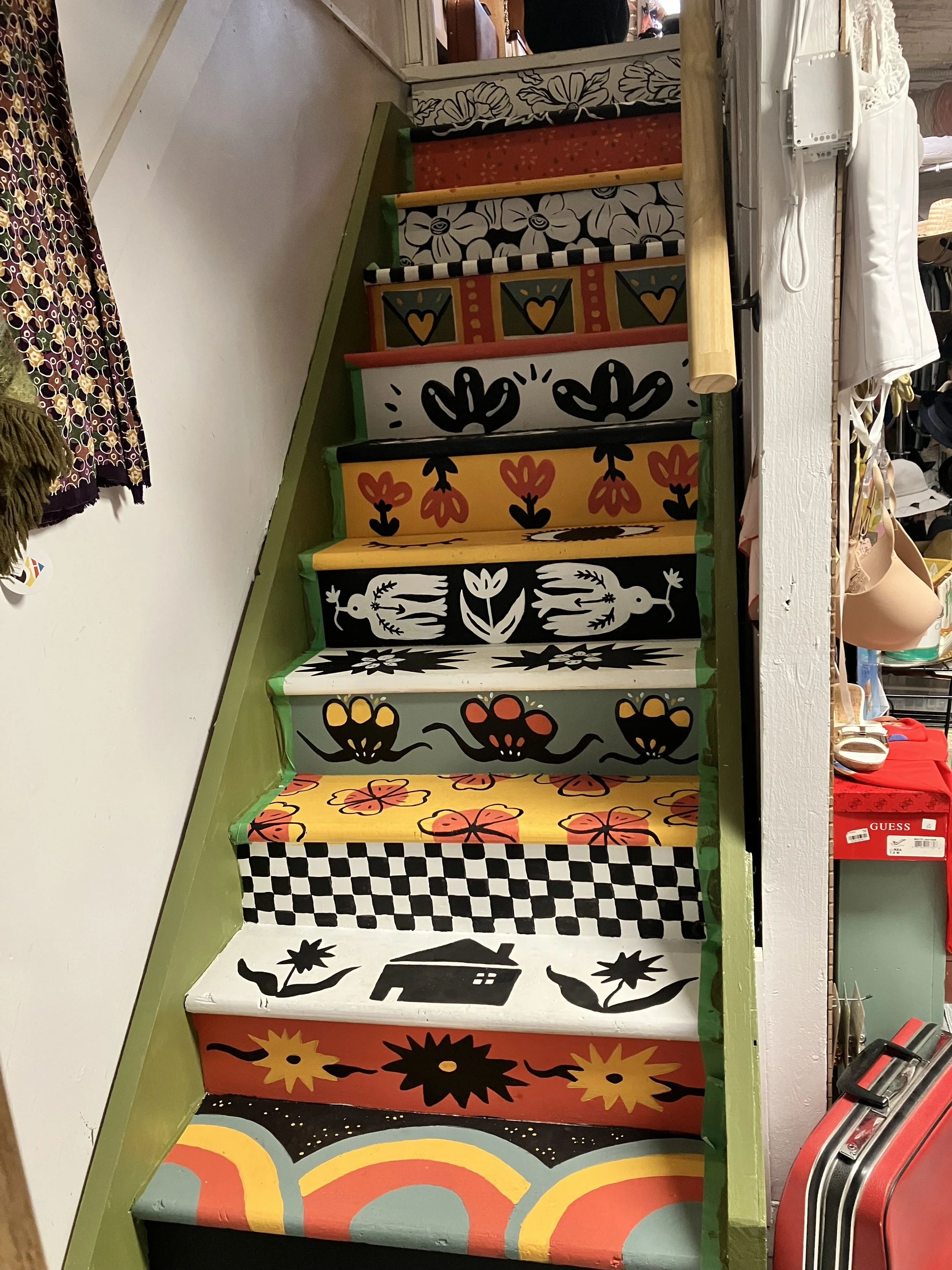 Staircase mural 2023