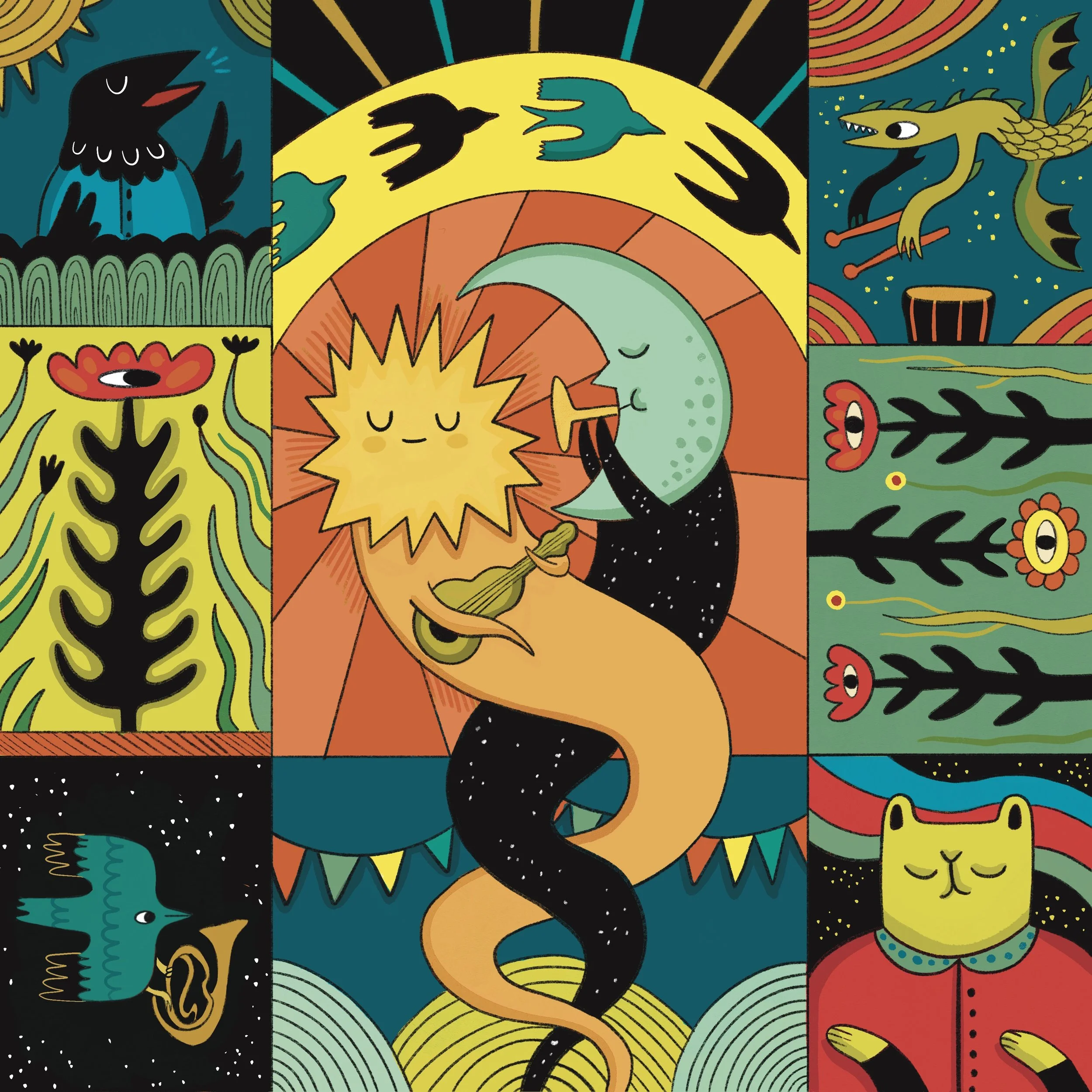 Commission for Hillside music festival 