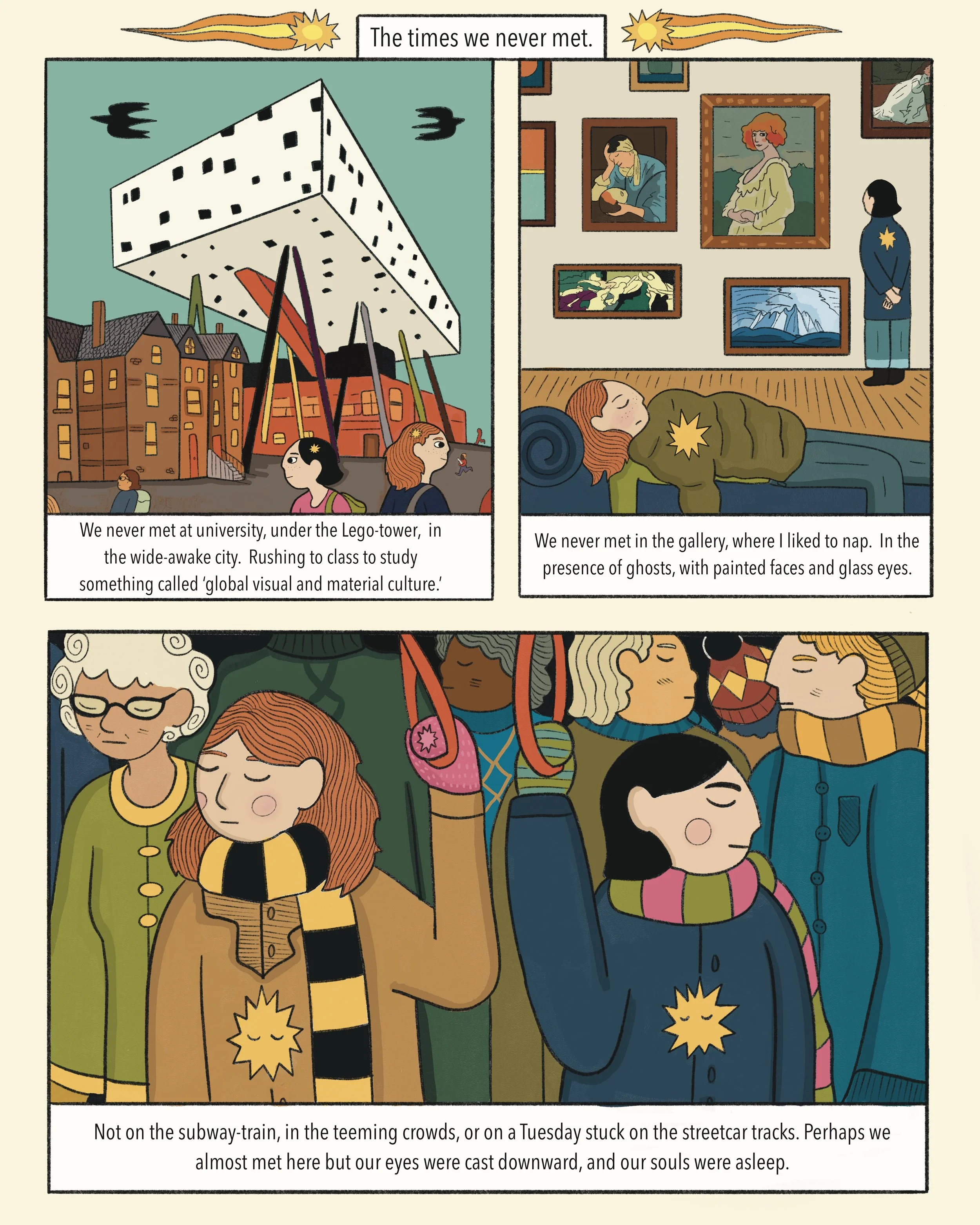 "The times we never met"