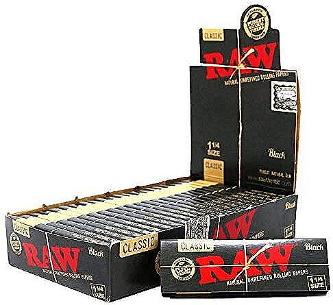 RAW+Black+1+1-4+Size+50+leafs+per+booklet+24+booklets+per+box+FastPacks+UK+Mylar+Man+LTD.jpg