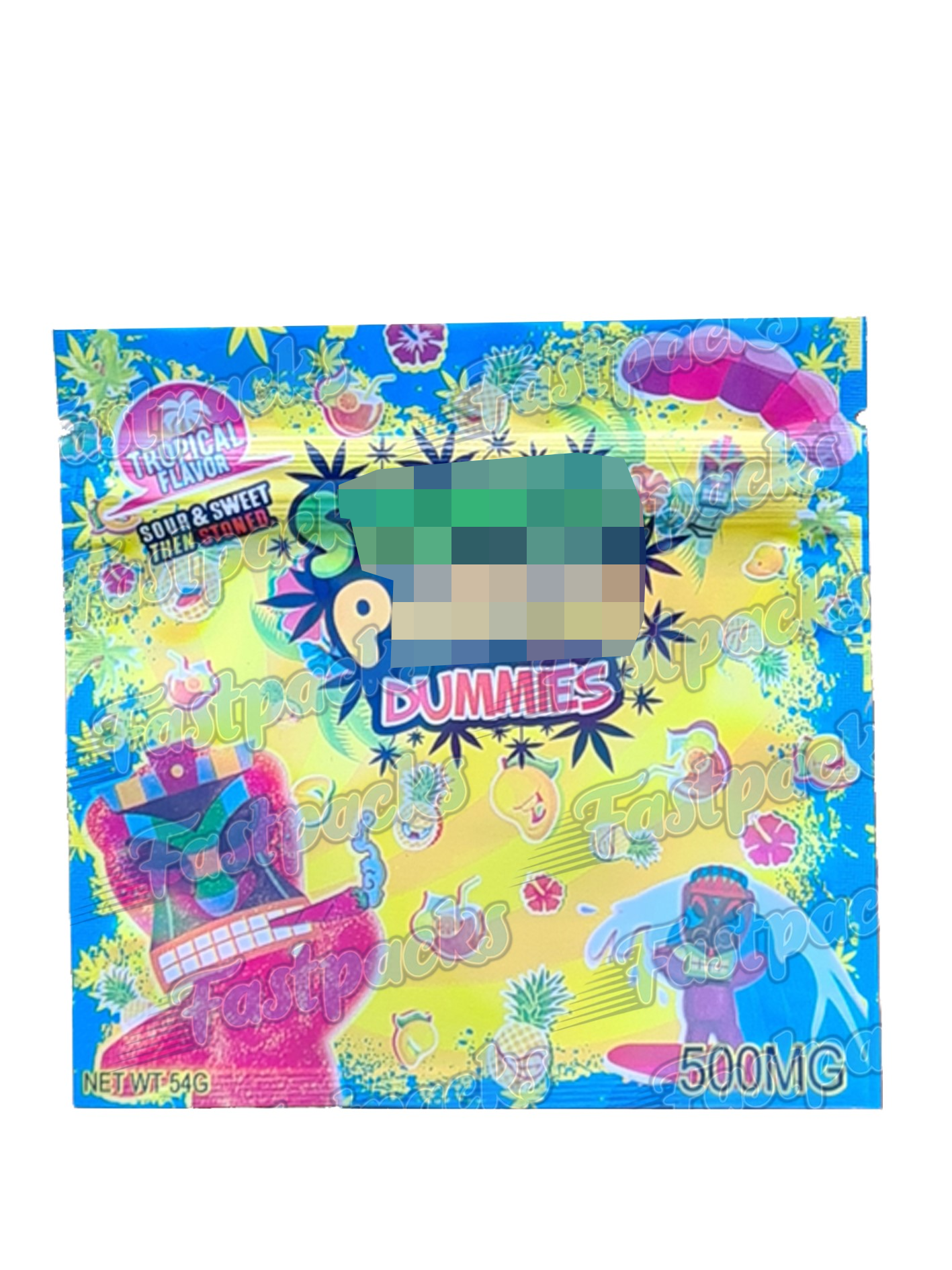 S.P. Dummies ~ Tropical ~ 500MG Mylar Bag
