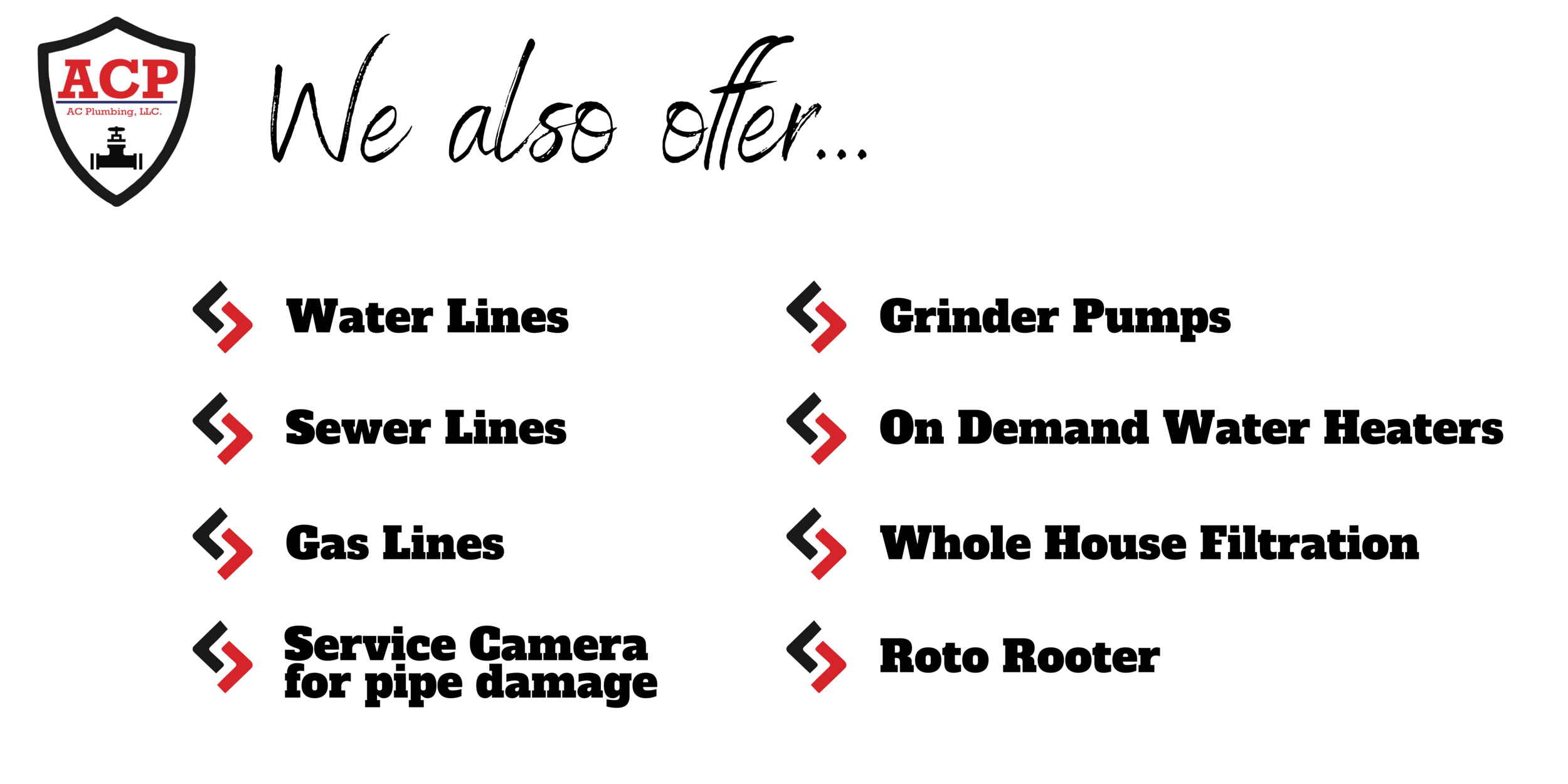 AC Plumbing Services — AC Plumbing, LLC.