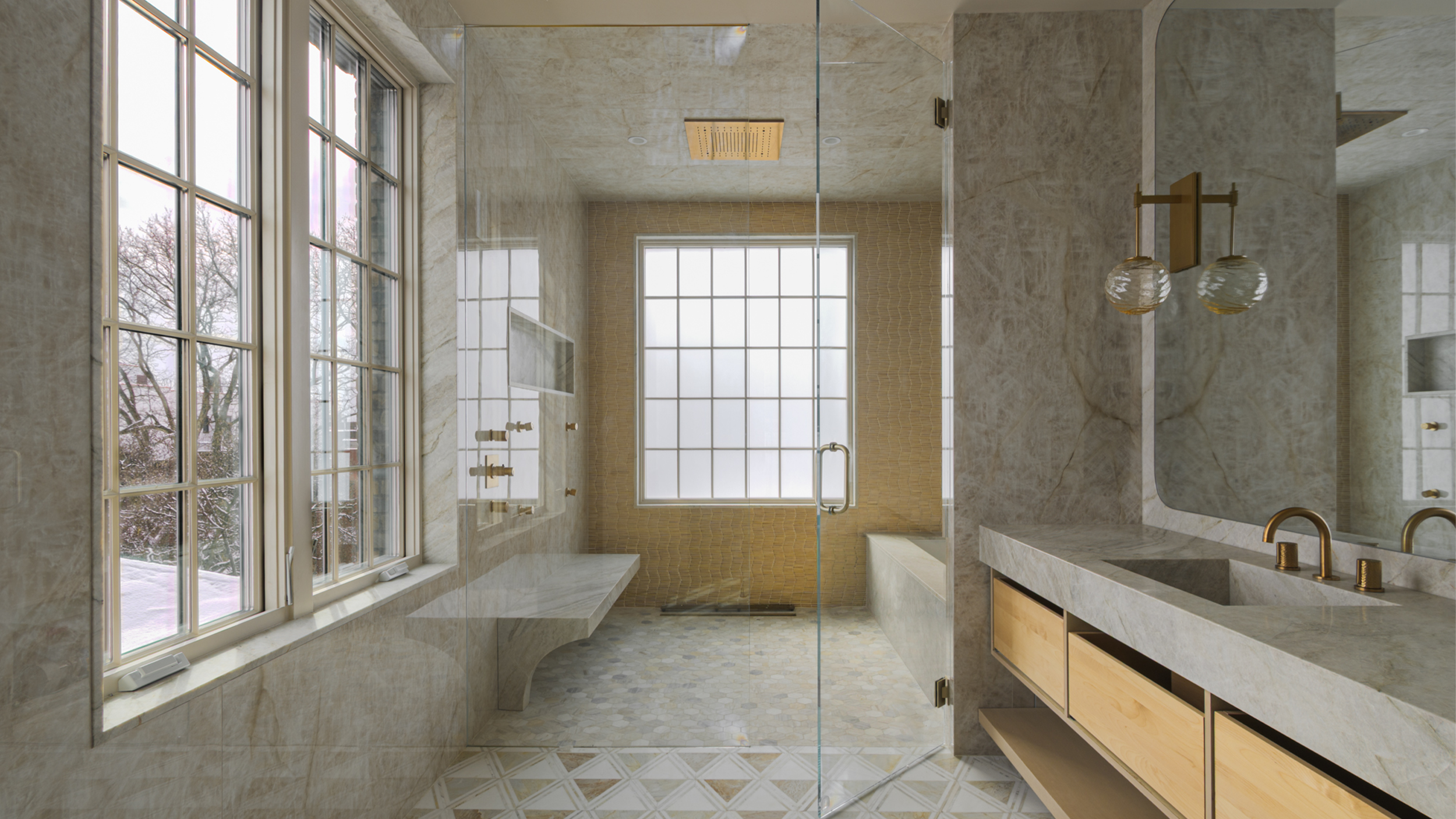 Shaping Light Through Glass in a Private Residence