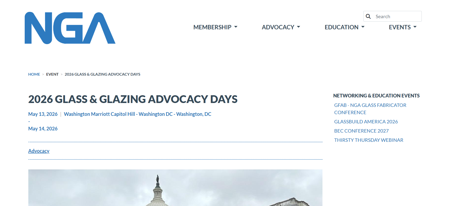 2026 Glass &amp; Glazing Advocacy Days