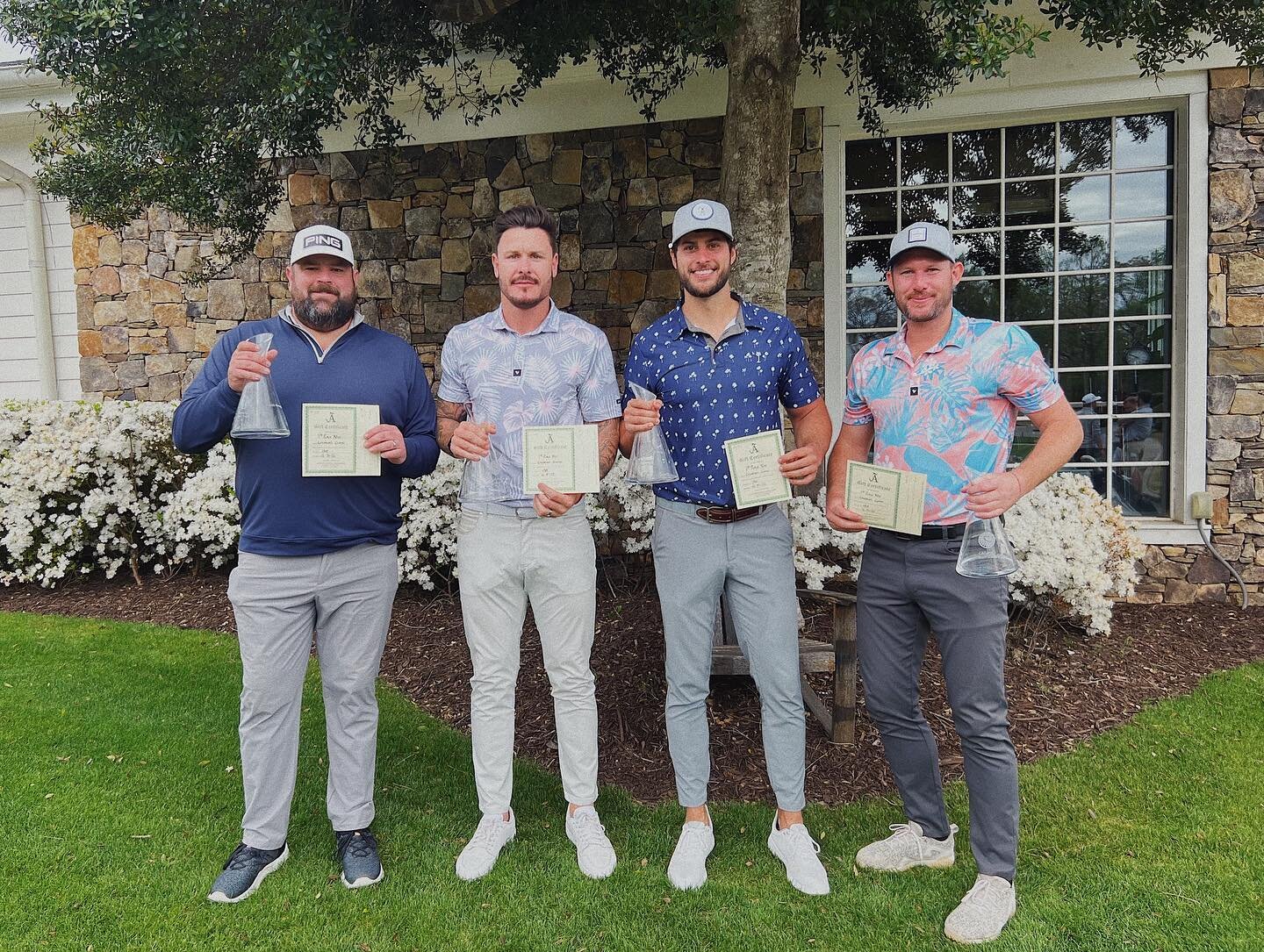 Way to go Team ISG!!! The ISG team went out today to support the Children&rsquo;s Heart Foundation (@thechf) at Children&rsquo;s Heart Classic and took home first place!!! What an awesome day for an even better cause! Congratulations guys! 🏌🏼&zwj;♂