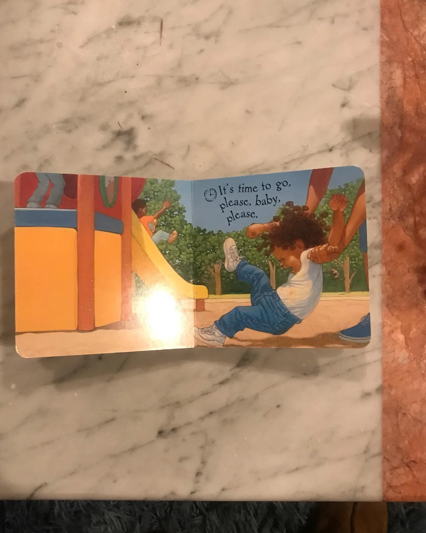 Very cute little tiff over here as our oldest is convinced this baby is a boy and the youngest is sure they are a girl. The book, &lsquo;Please, Baby, Please&rsquo; by @officialspikelee and @tonyalewislee is a favorite of ours and has no pronouns, so