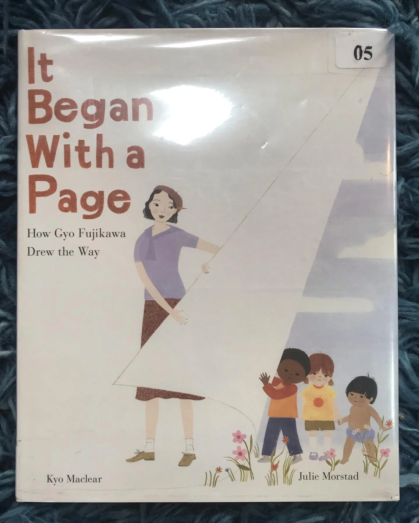 StickHERS loves this fantastic book, It Began With A Page by Kyo Maclear and Julie Morstad (of the wonderful Time is a Flower), about the inspirational and talented Gyo Fujikawa, who was one of the first illustrators to de-segregate children&rsquo;s 