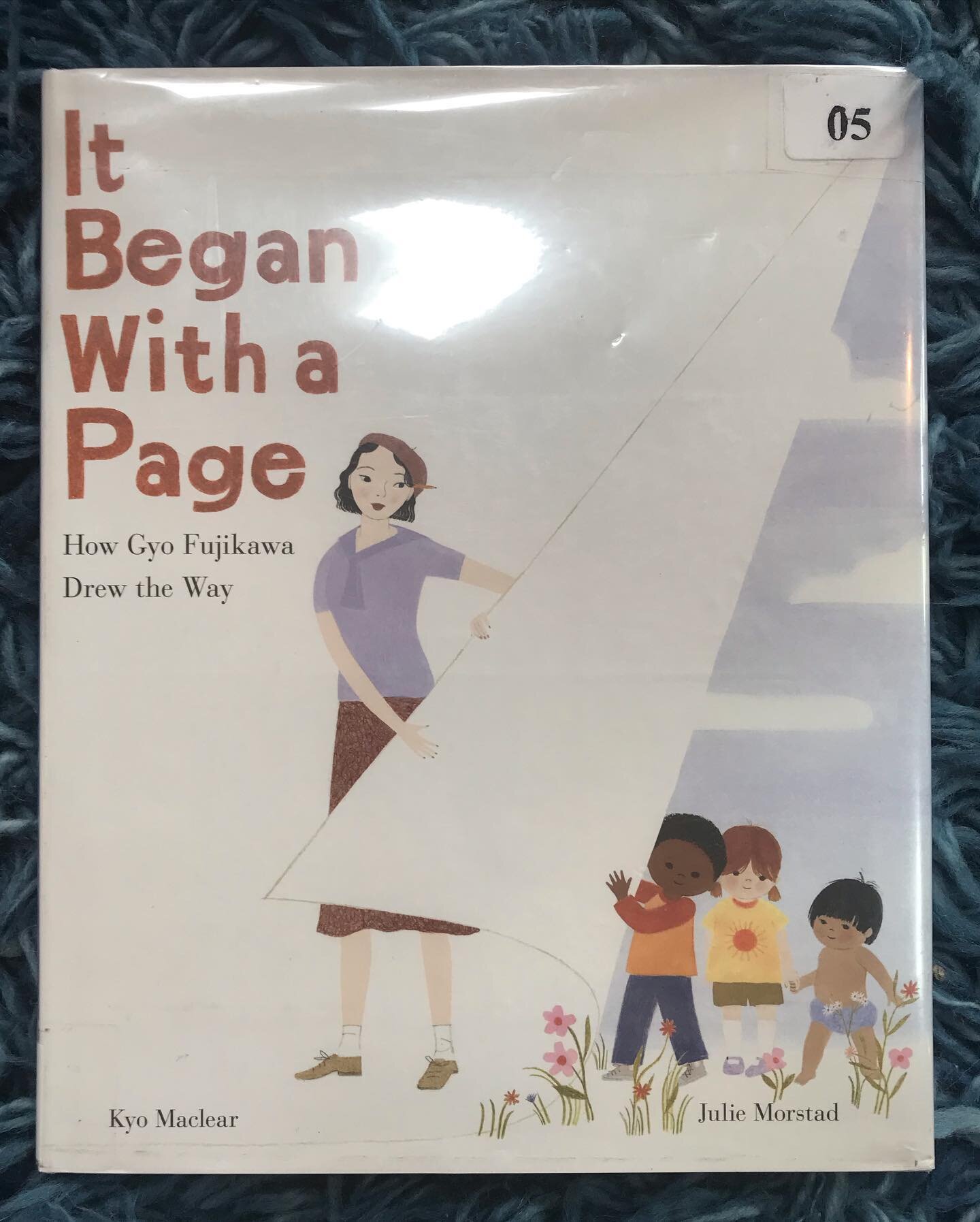StickHERS loves this fantastic book, It Began With A Page by Kyo Maclear and Julie Morstad (of the wonderful Time is a Flower), about the inspirational and talented Gyo Fujikawa, who was one of the first illustrators to de-segregate children&rsquo;s 
