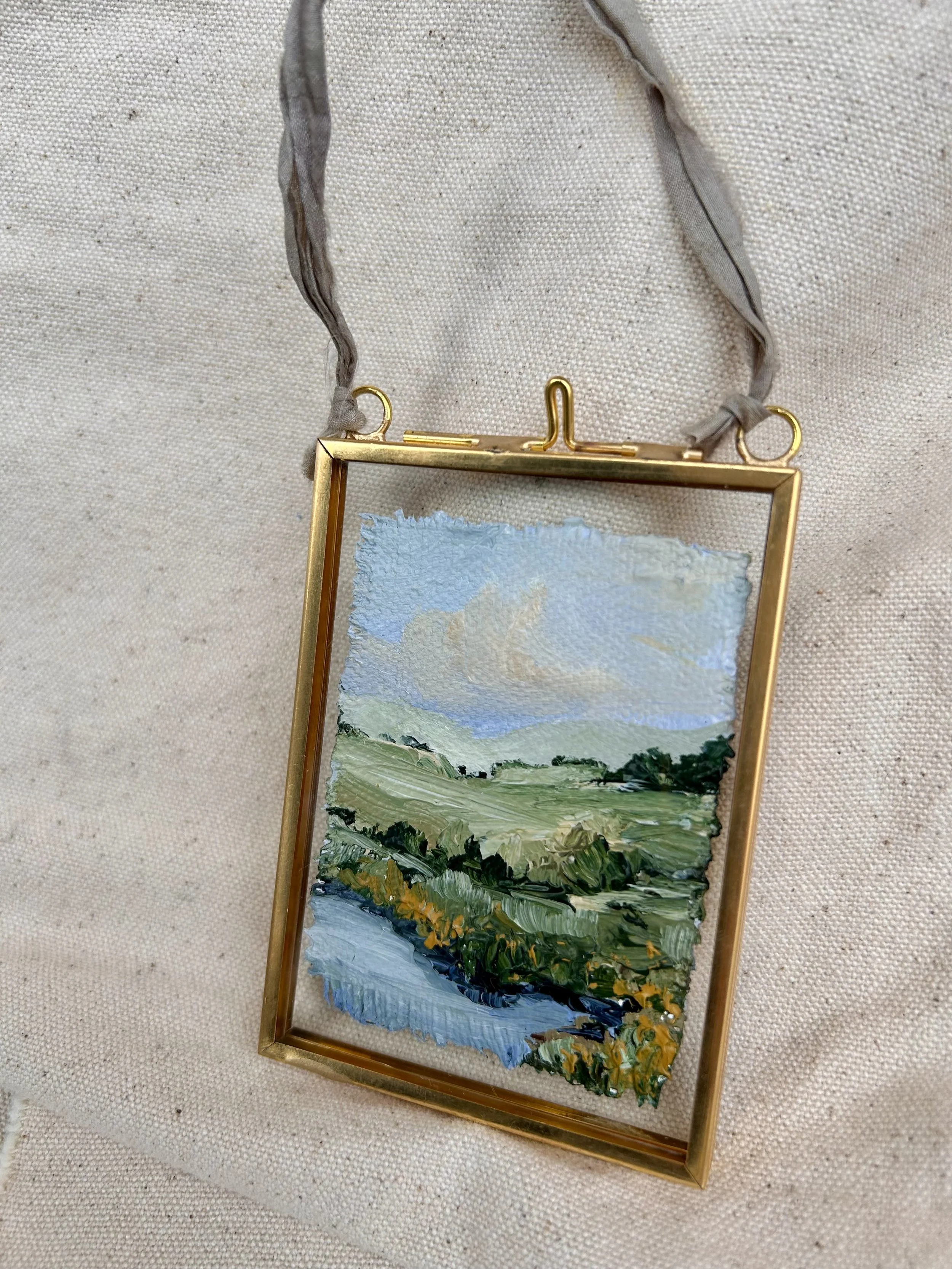 Original landscape ornament