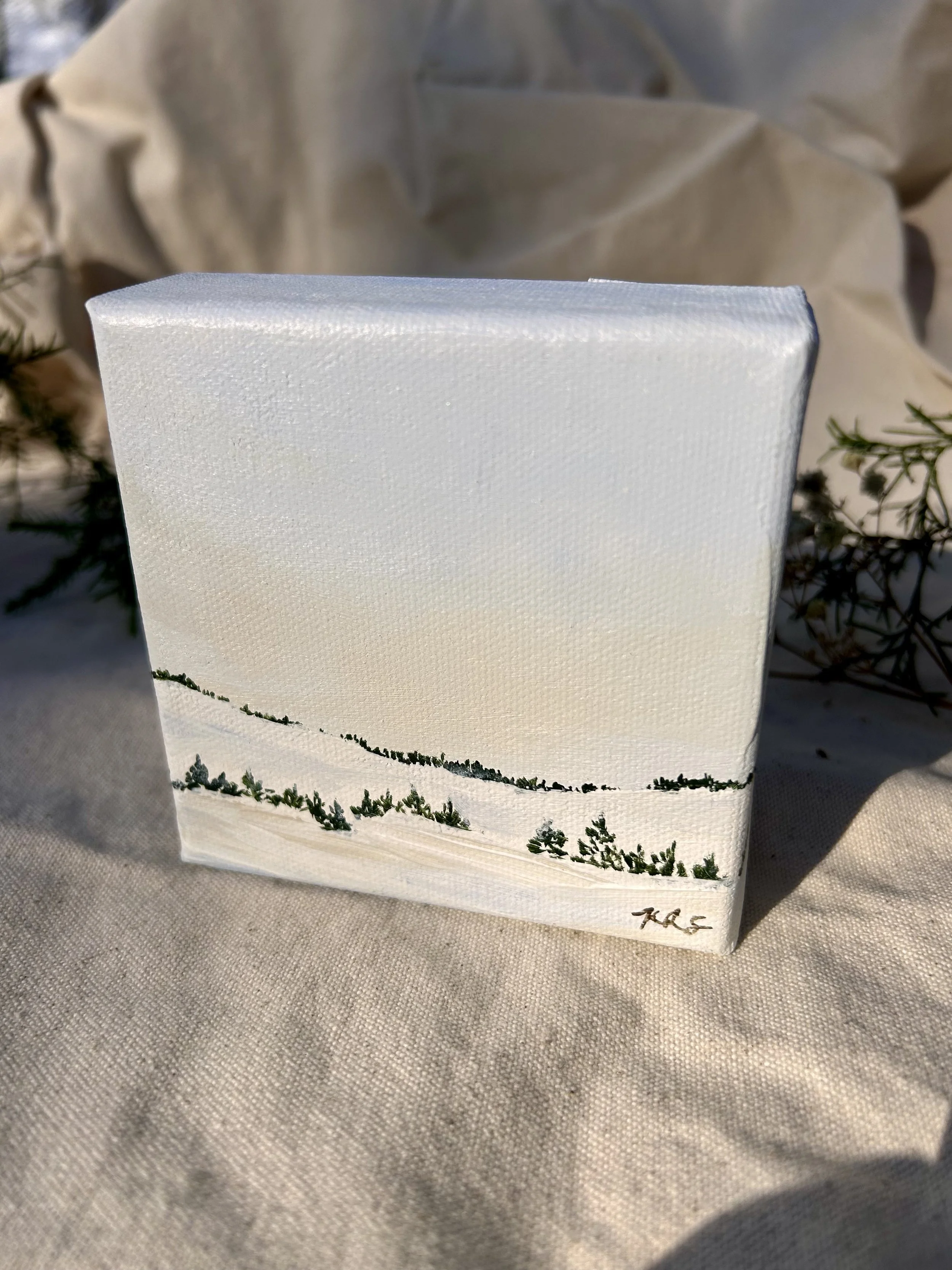 Snow Fall at Dawn no. 3