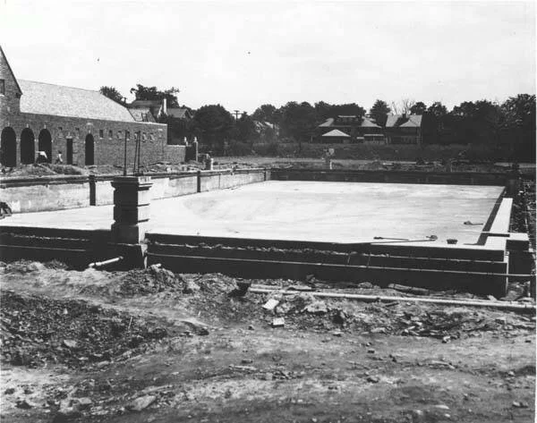 1927 – Cumberland Bathhouse &amp; Pool under Construction